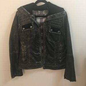 Faux Leather Guess Jacket